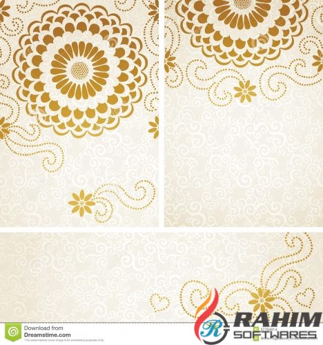Arabic Design Card and Vectors Free Download