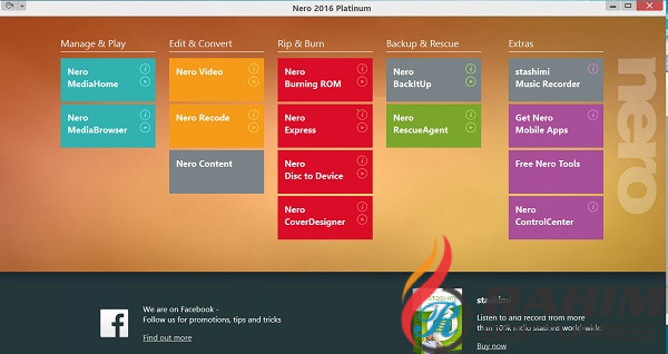 Nero 2016 Platinum 17 With Content Pack Free Download