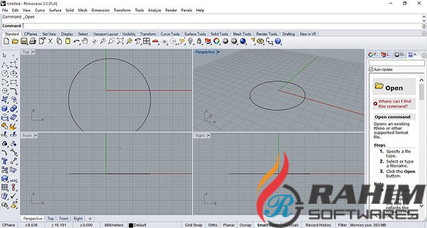 Rhinoceros 5 SR12 Free Download 32 and 64 Bit