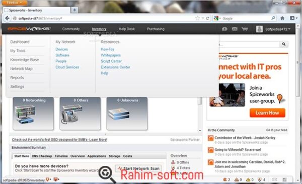 Spiceworks IT Desktop full version