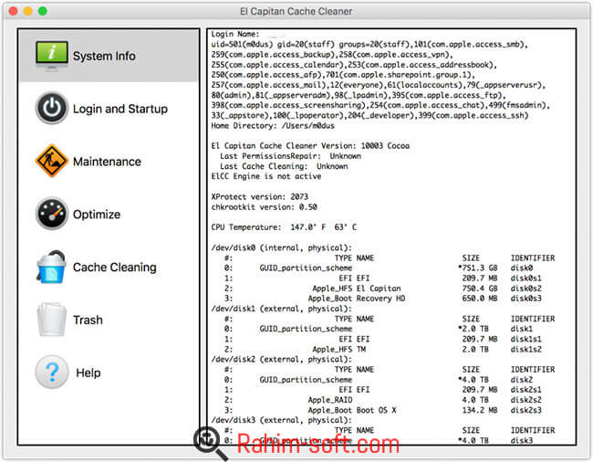 El Capitan Cache Cleaner Free Download