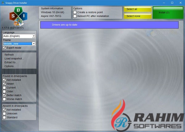 Snappy Driver Installer 2020 v1.20 Offline Free Download