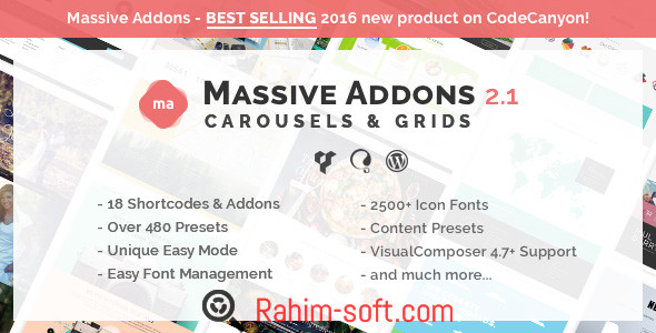Massive Addons for Visual Composer Collections Pack v2.1.1