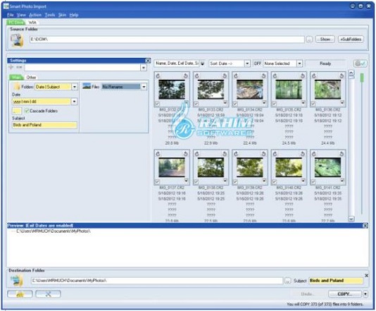 Best software to import photos from camera