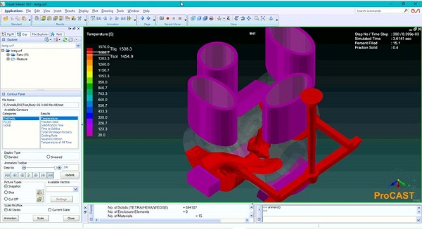 ESI ProCAST 2022 Solvers for pc