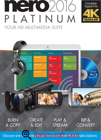 Nero 2016 Platinum v17 Free Download