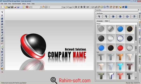 Downlaod Aurora 3D Text & Logo Maker 16.1