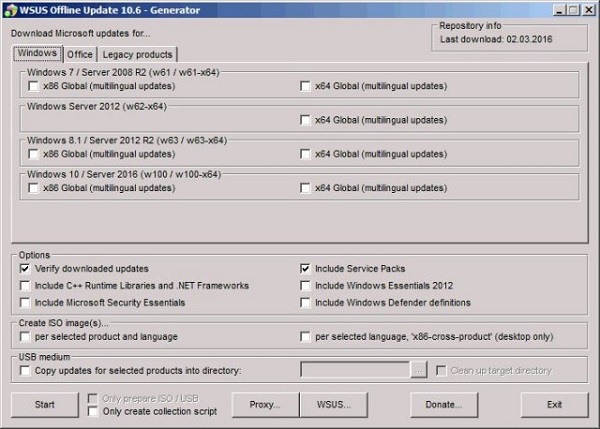 WSUS Offline Update 12.6 Free Download