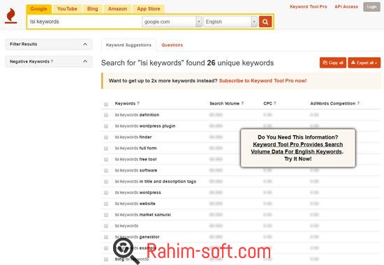 keywordtool