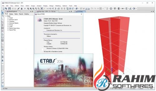 CSI ETABS 2016 v16 Free Download