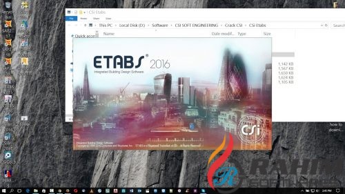 CSI ETABS 2016 v16 Free Download