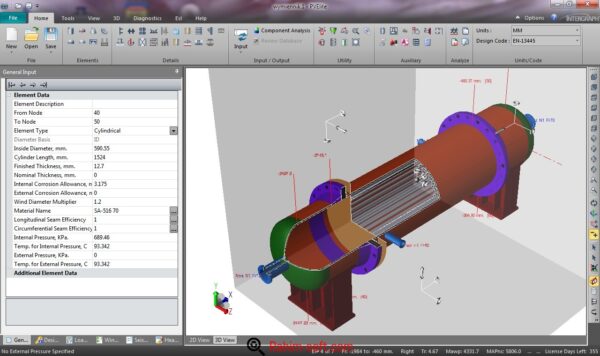 Intergraph PV Elite 2016 SP1 Free Download
