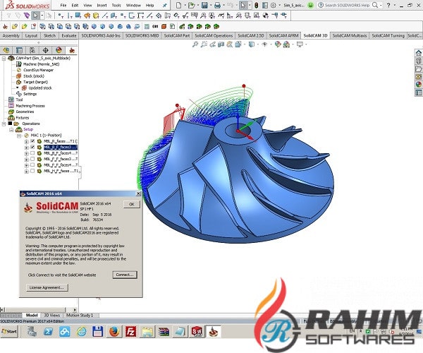 SolidCAM 2016 SP2 Free Download