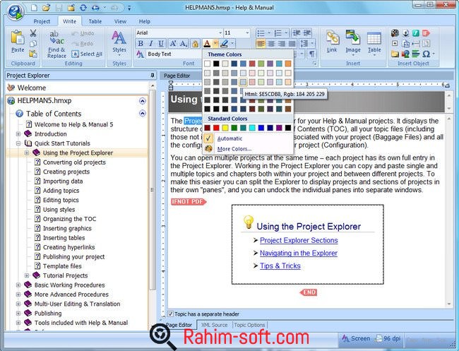 Help & Manual Professional v7 Free Download