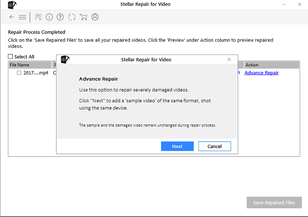 Video repair software free