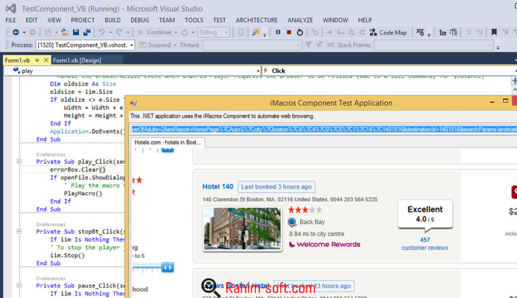 iMacros WebBrowser Component for .NET 11.1.4.95