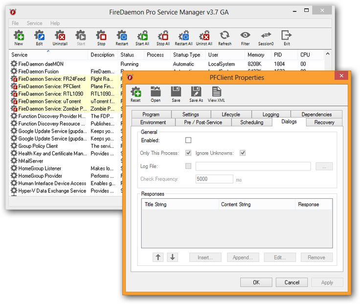 FireDaemon Pro v3.14 Free Download