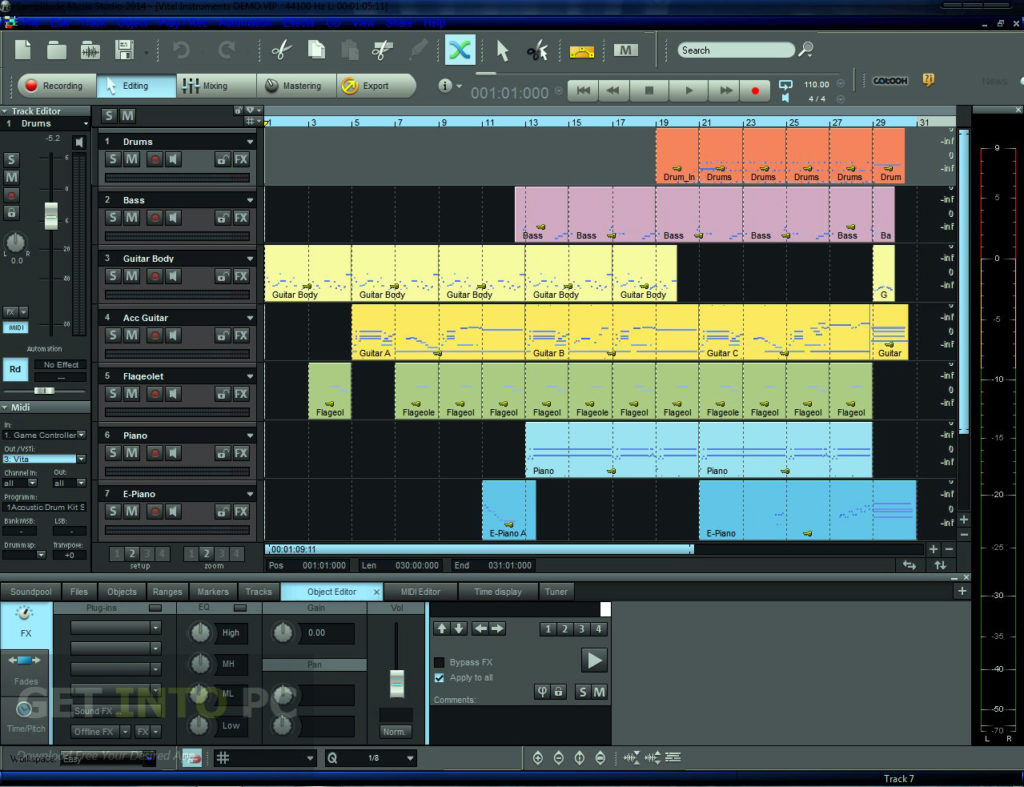 MAGIX Samplitude Music Studio 2017 Free Download