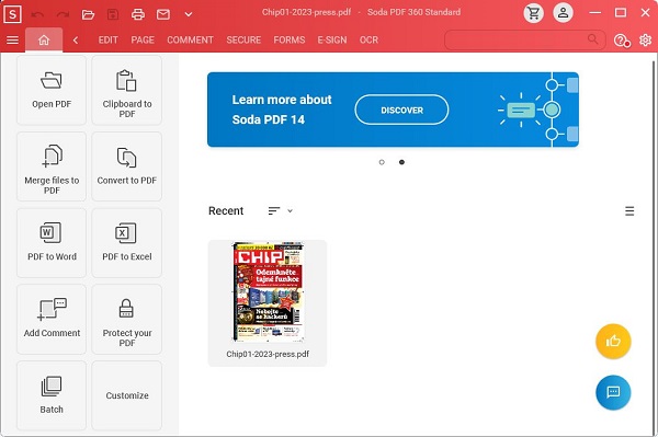Soda PDF Standard 14 Free Download