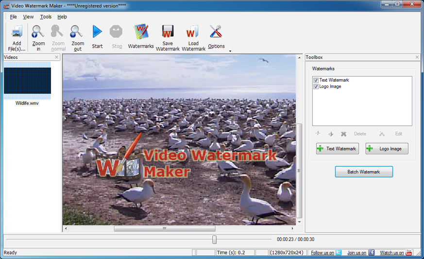 Video Watermark Maker 1.3 Free Download