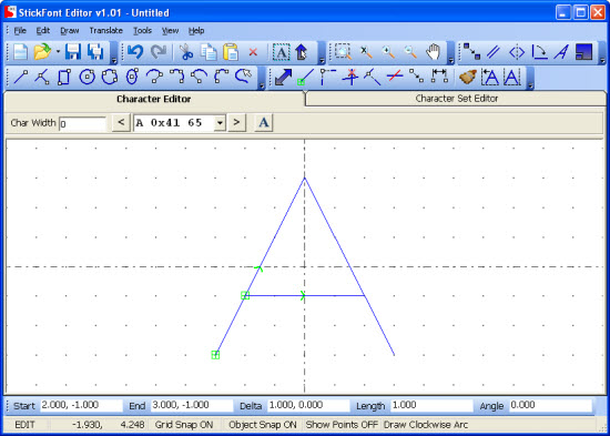 StickFont Editor 1.50 Free Download