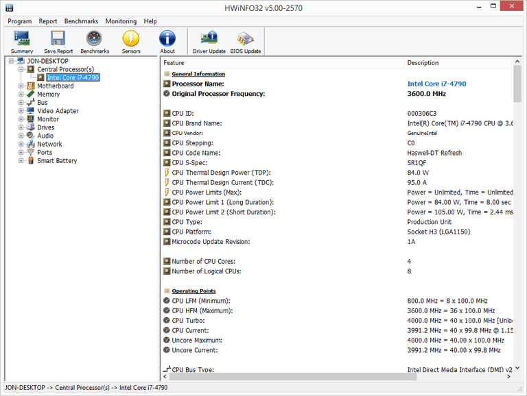 HWiNFO 5.44 x86/x64 Free Download