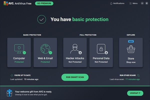 AVG AntiVirus Free 2023 v23.10.3306