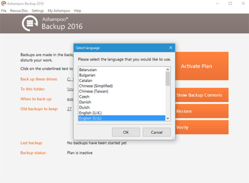 Ashampoo Backup Pro 11.05 Free Download