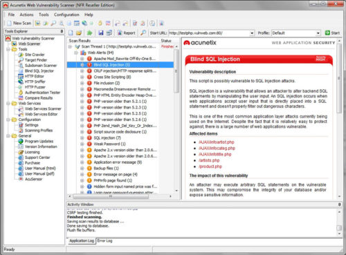 Acunetix Web Vulnerability Scanner 11.0.17 Retail Download
