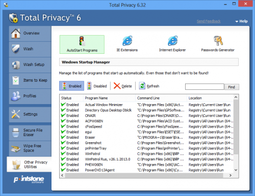Pointstone Total Privacy 6.54.380 Free Download