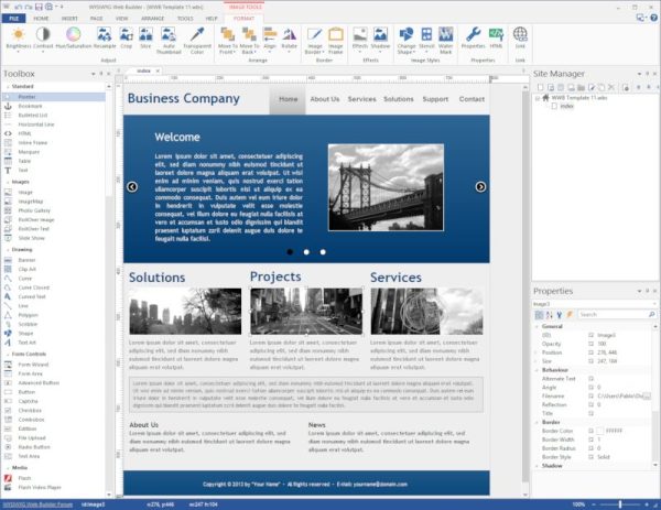 WYSIWYG Web Builder 12.1.0 Portable Free Download