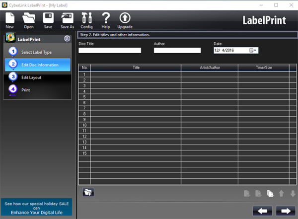 CyberLink LabelPrint 2.5.0 Free Download Latest