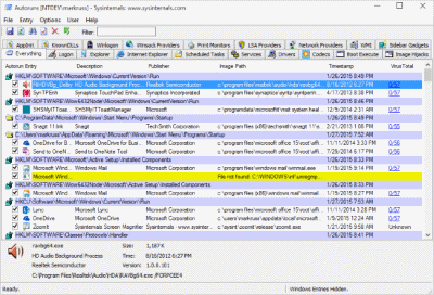 AutoRuns 13.71 Free Download
