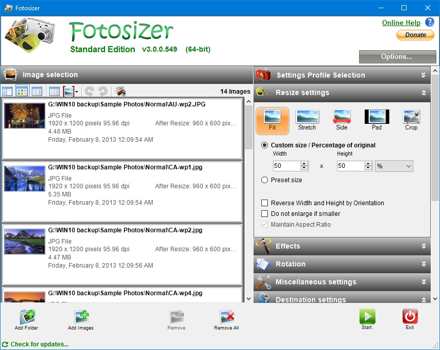 Fotosizer Professional 3.5.2 Free Download