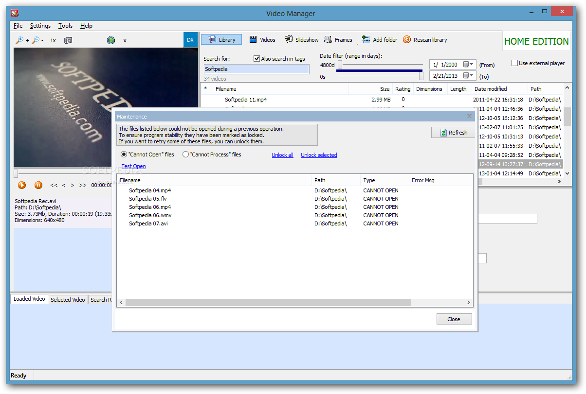 Saleen Video Manager 1.0.0.362 Free Download