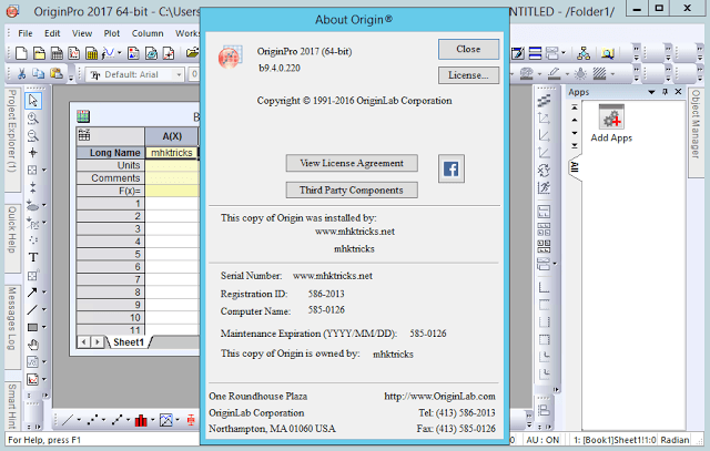 OriginPro 2017 SR2 Free Download