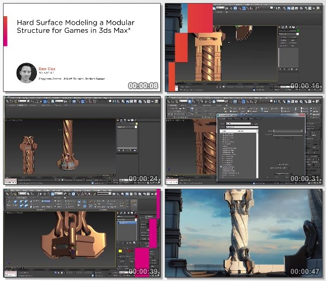 Hard Surface Modeling a Modular Structure for Games in 3ds Max