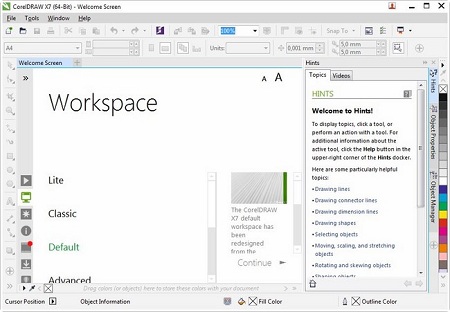 CorelDRAW Graphics Suite X7 17.1.0.572 Free Download