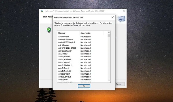 Microsoft Malicious Software Removal Tool 5126