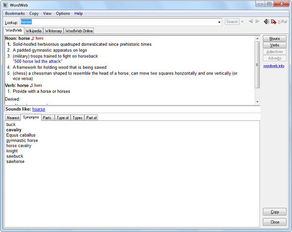 WordWeb Dictionary Pro 10.34 for PC