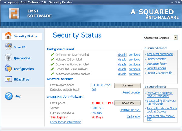 A-Squared Antivirus Free Download