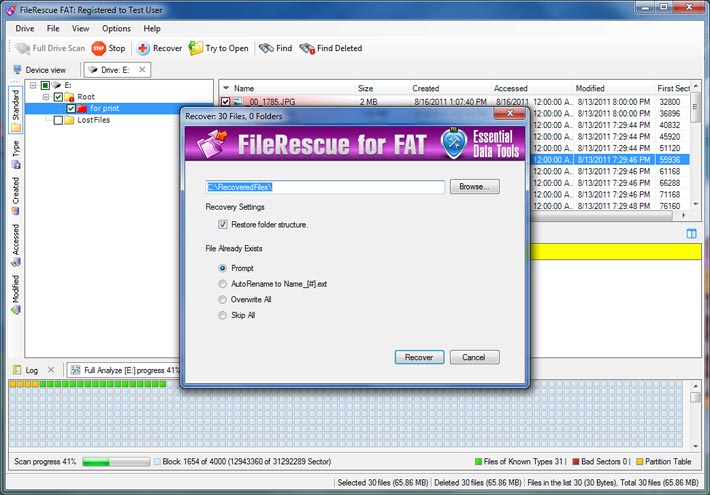 FileRescue for Fat 4.16 Free Download