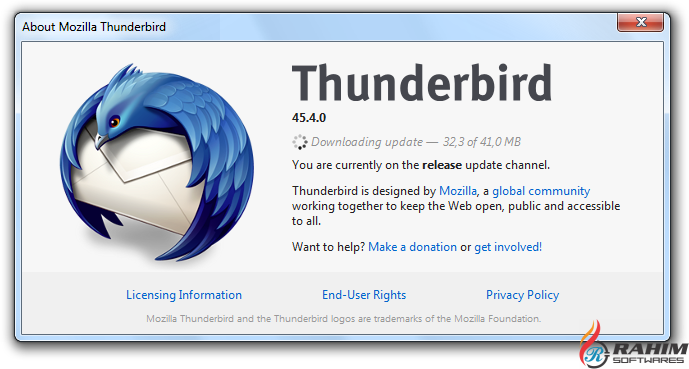 Mozilla Thunderbird 52 Free Download