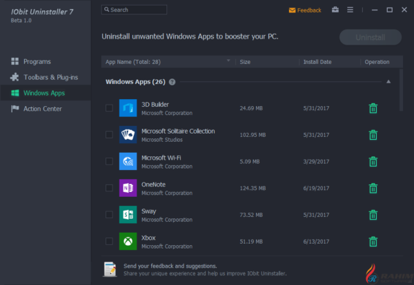 IObit Uninstaller Pro 7.1.0.19 Multilingual Portable Free Download