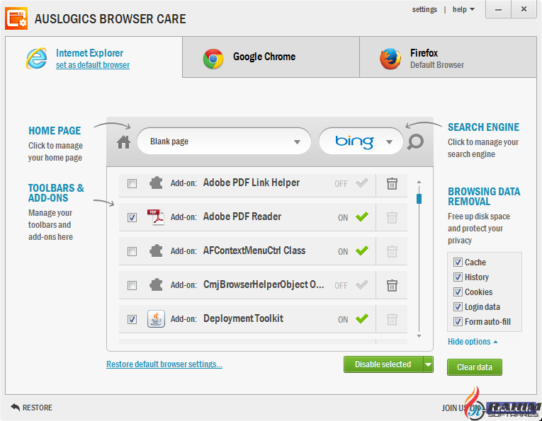 Auslogics Browser Care 4.2.0.1 Free Download