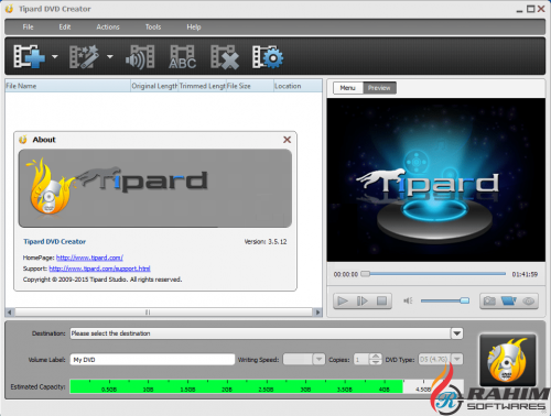 Tipard DVD Creator 5.1.10 Portable Free Download