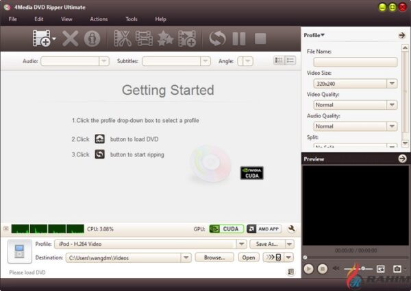 4Media DVD Ripper Ultimate 7.8.21 Portable Free Download