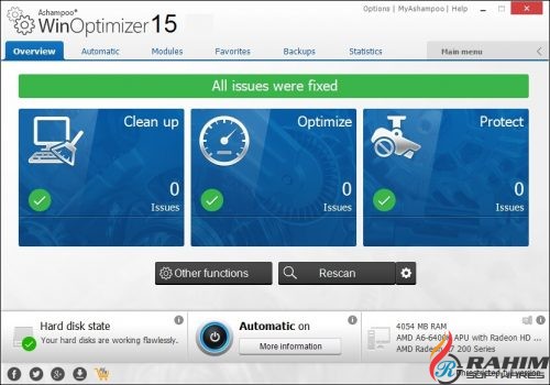 Ashampoo WinOptimizer 15 DC 2017 Portable Free Download