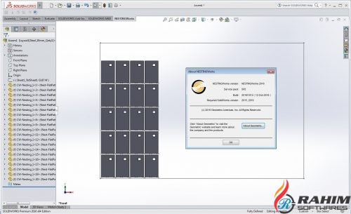 Geometric NestingWorks 2018 For SolidWorks 2018 Free Download