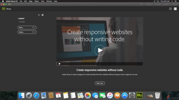 Adobe Muse CC 2018 Mac Free Download